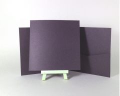 130x130mm  Flapless Book Pocketfold