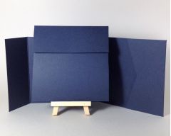 130x130mm  Straight Flap Book Pocketfold