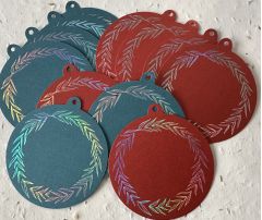 Holographic Foiled Baubles