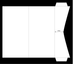 210x105mm (DL) Flapless Landscape Pocketfold