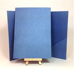 Denim Jeans 250gsm 148x210mm A5 Pocketfolds