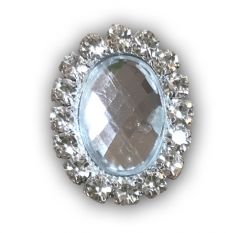 Crystal Oval Embellishment