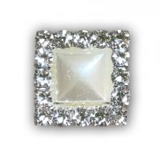 Pearl Square (15mm) Embellishment