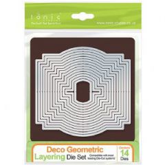 Tonic Studios - Deco Geometric - Layering Die Set