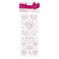 Love - Glitter Dot Stickers - Papermania