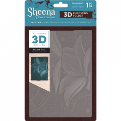 Lily Collage - Sheena Douglass  5 x 7" 3D Embossing Folder