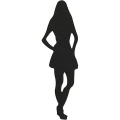 Girl - Silhouette Die Cuts (10pcs)