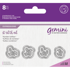 Gemini Expressions - Word Dies - Number Suffixes