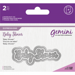 Gemini Expressions - Word Dies - Baby Shower