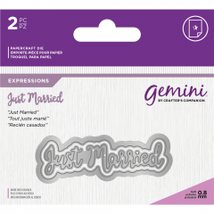 Gemini Expressions - Word Dies - Just Married