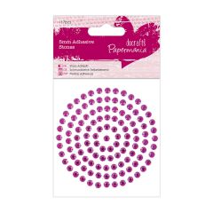 5mm Self Adhesive Stones - Pink