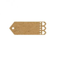 Eleganza Greeting Tags - Hearts - 70 x 25mm (Pack of 10)