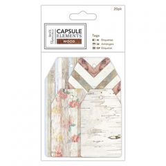 Papermania - Capsule Elements Gift Tags - Pk of 20