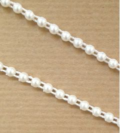 Pearls on a Roll - 4mm Rounded Pearl