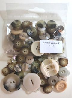 Naturals Button Mix