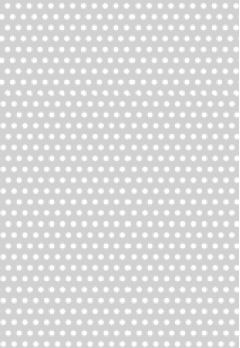 160gm White Polka Dots