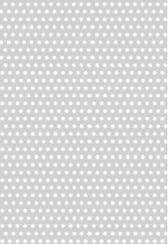 160gm White Polka Dots