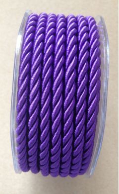 Satin Rope - Purple 10m Roll