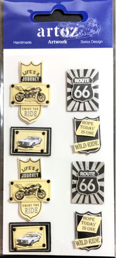 Route 66 - Artwork 3D Toppers