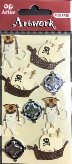 Pirate Mice - Artwork Toppers