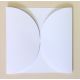 100% Recycled White 300gsm Petal Gatefolds