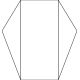 Recycled Kraft Pointed Gatefold Card Blanks