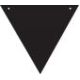 148mm Equilateral Triangle with holes (Bunting)