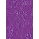 V-9 Cad Purple Emboss Roses