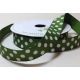 Ross Green 15mm Polka Dot Twill Ribbon