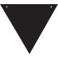 140mm Equilateral Triangle with holes (Bunting)