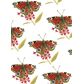 Butterfly with Flowers (P-wBut10)