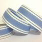 Pale Blue Stripe - Twill Home Spun Ribbon