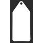 100x45mm Rectangular Tag