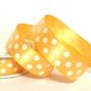 15mm Satin Polka Dot Ribbon - 5m roll